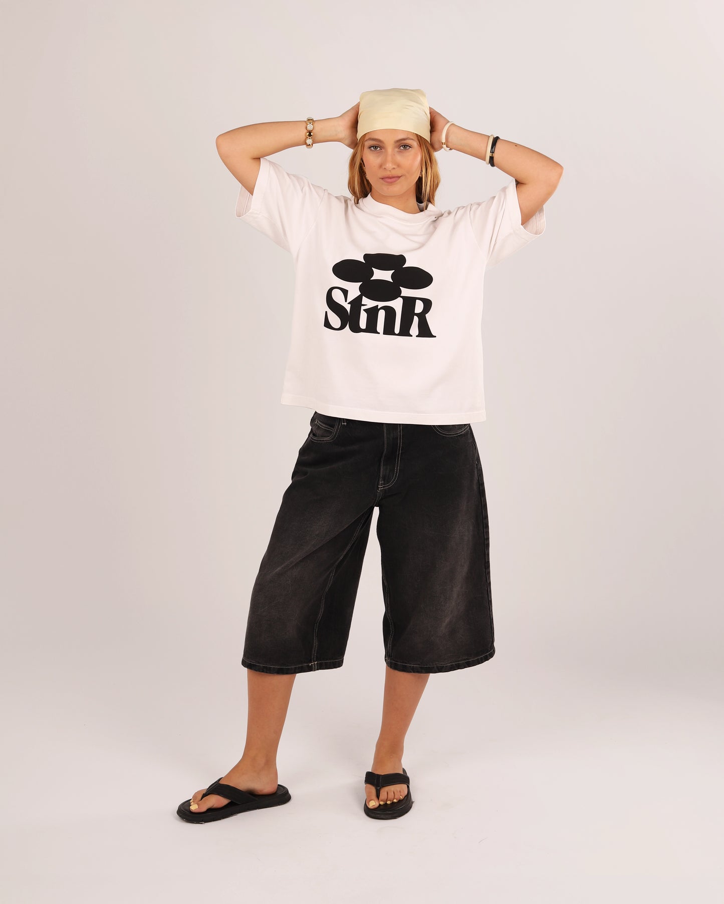 StnR White Tee