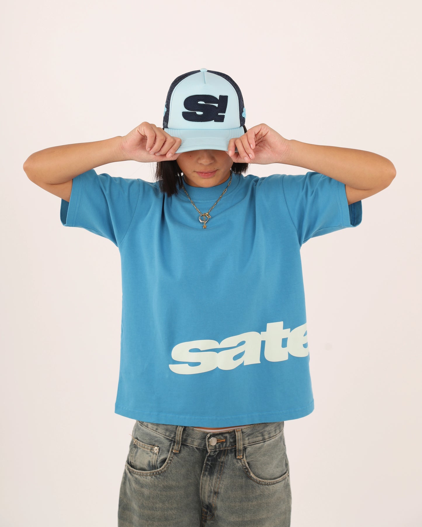 S! Trucker Blue Cap