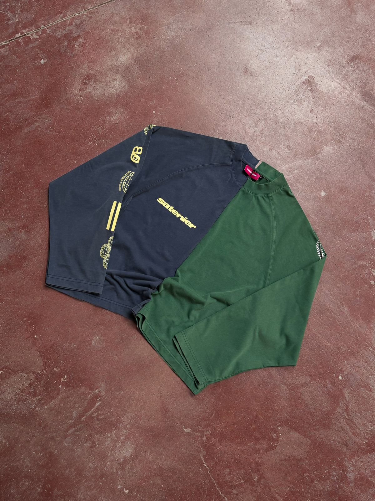 Half Green Longsleeve
