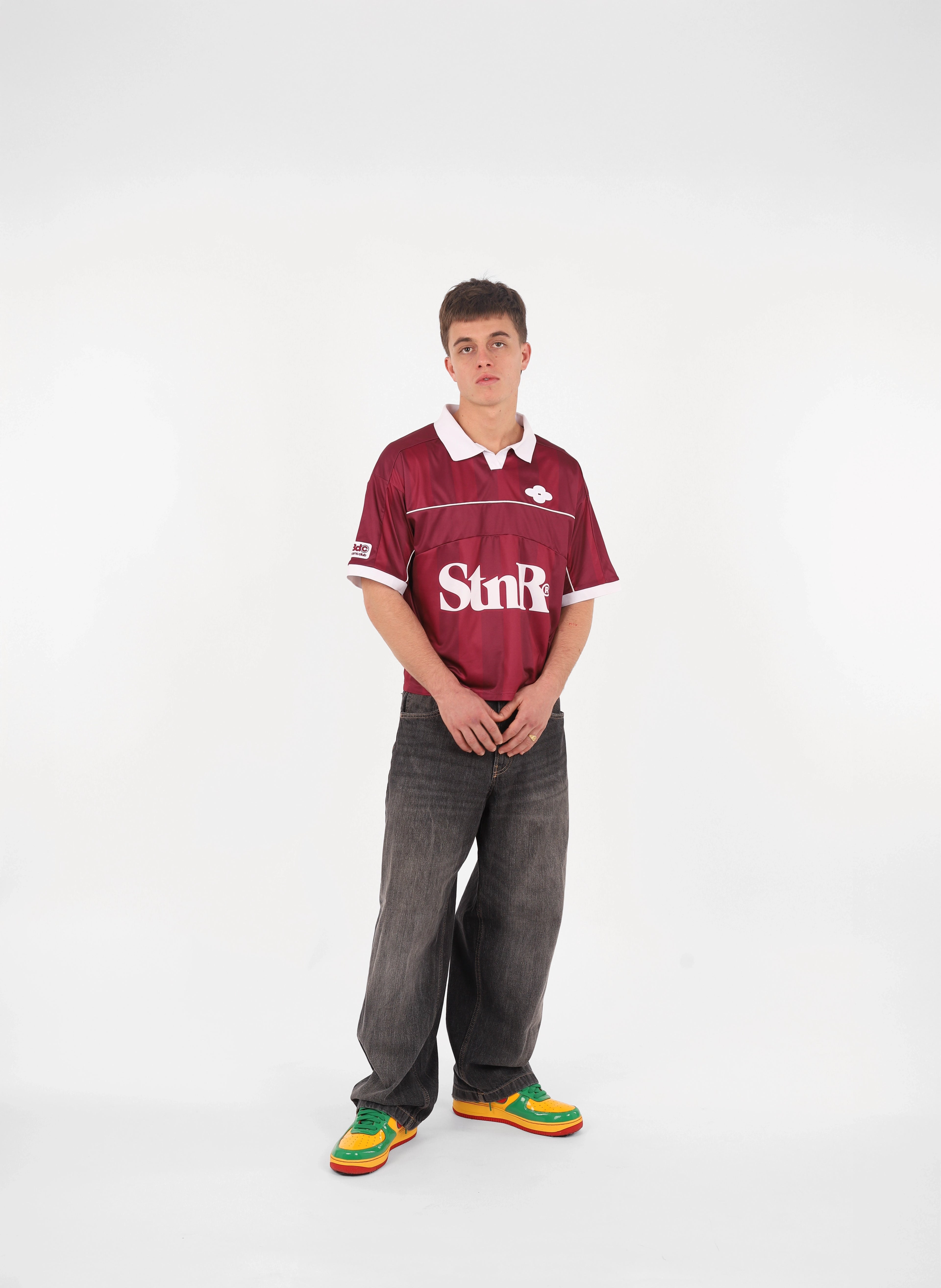 StnR Wine Soccer Polo