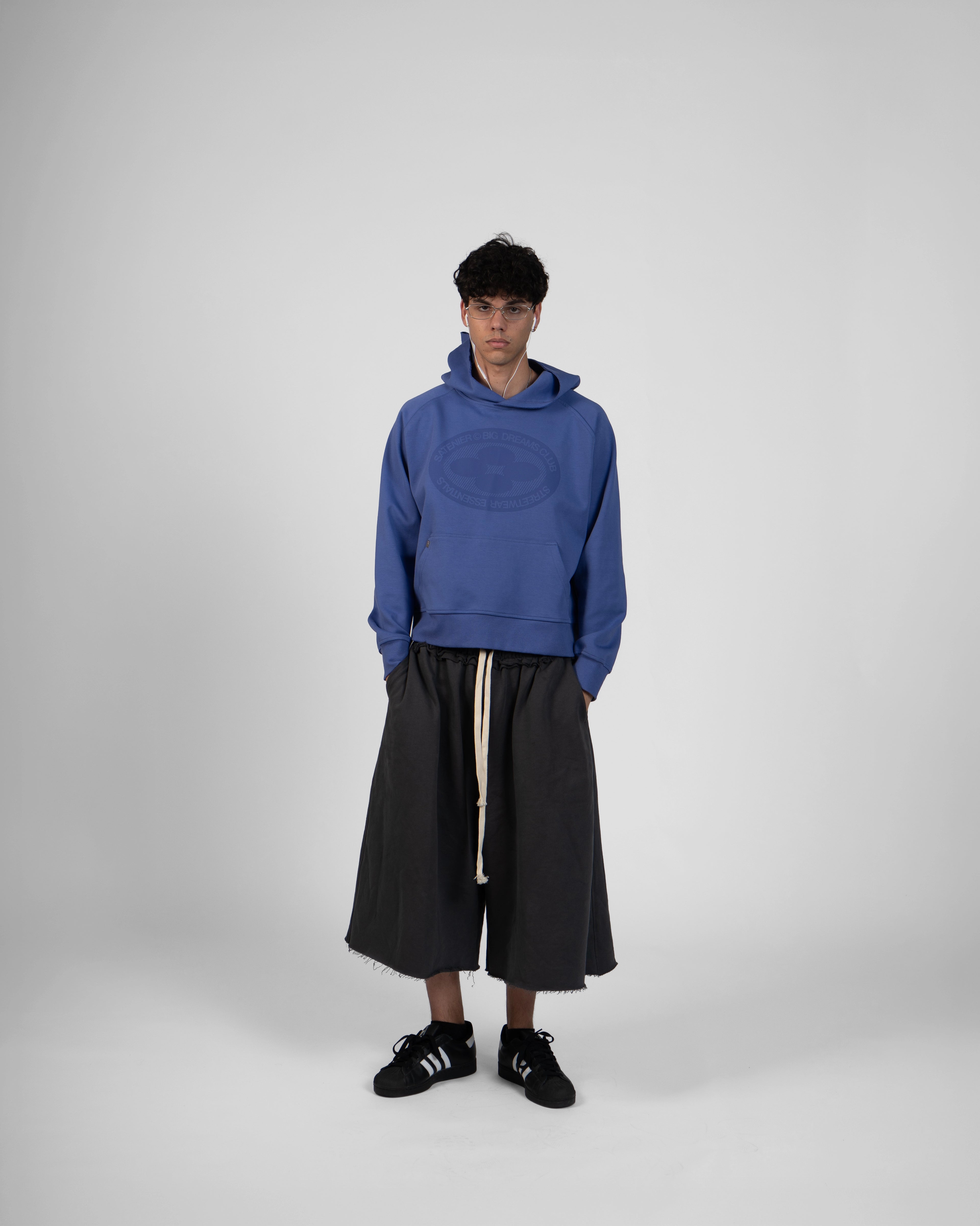 Emblem Blue Hoodie