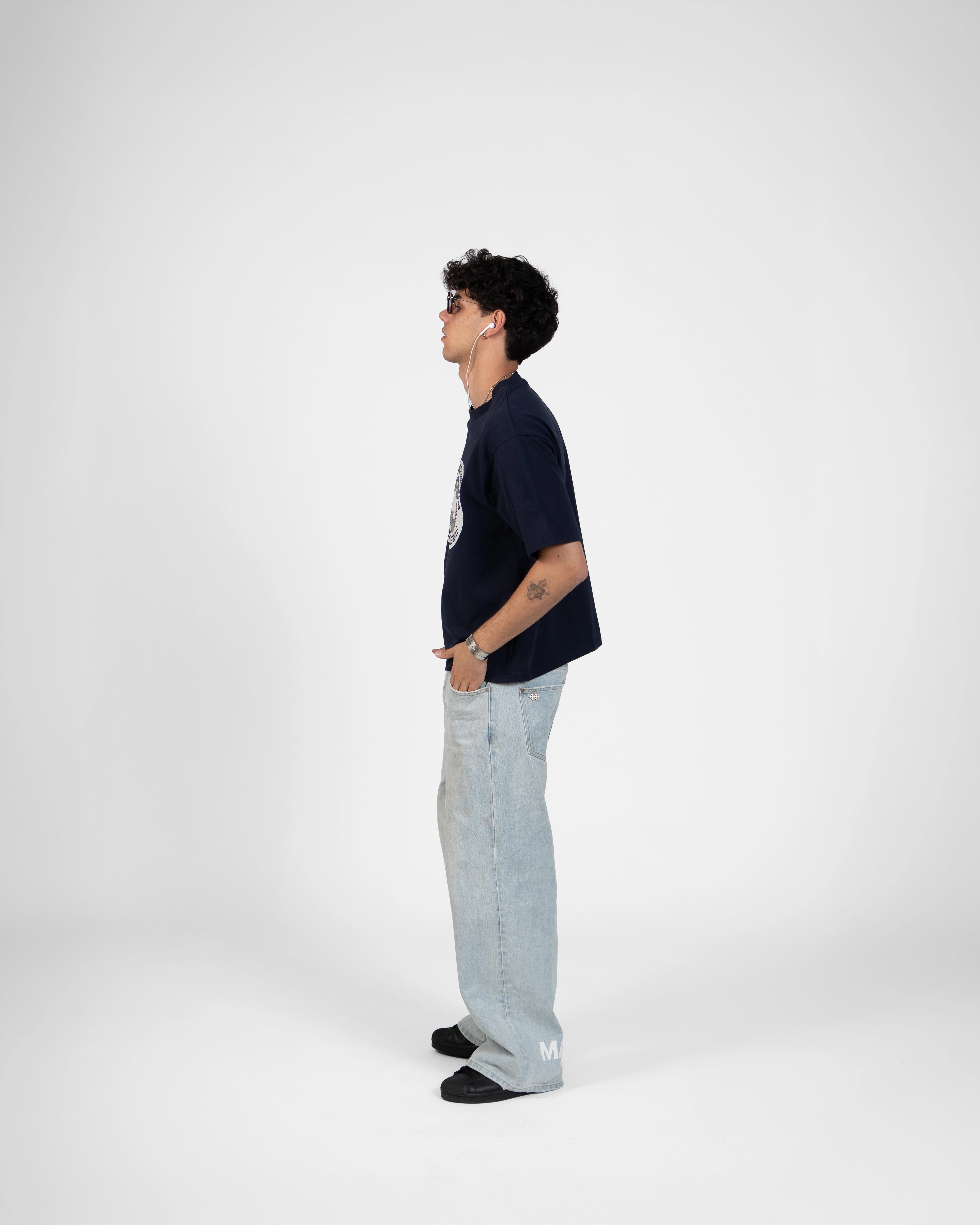 Emblem Navy Tee