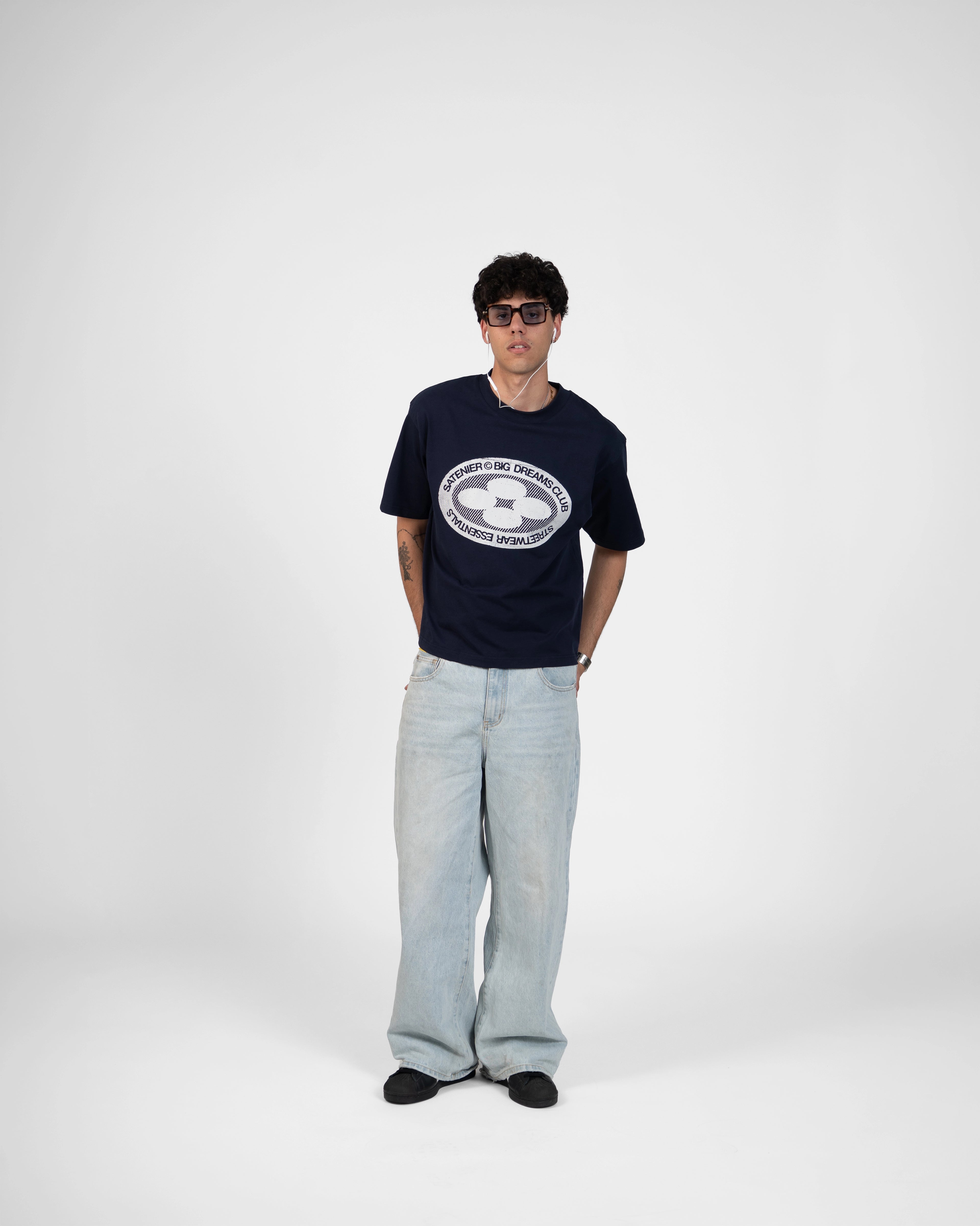 Emblem Navy Tee
