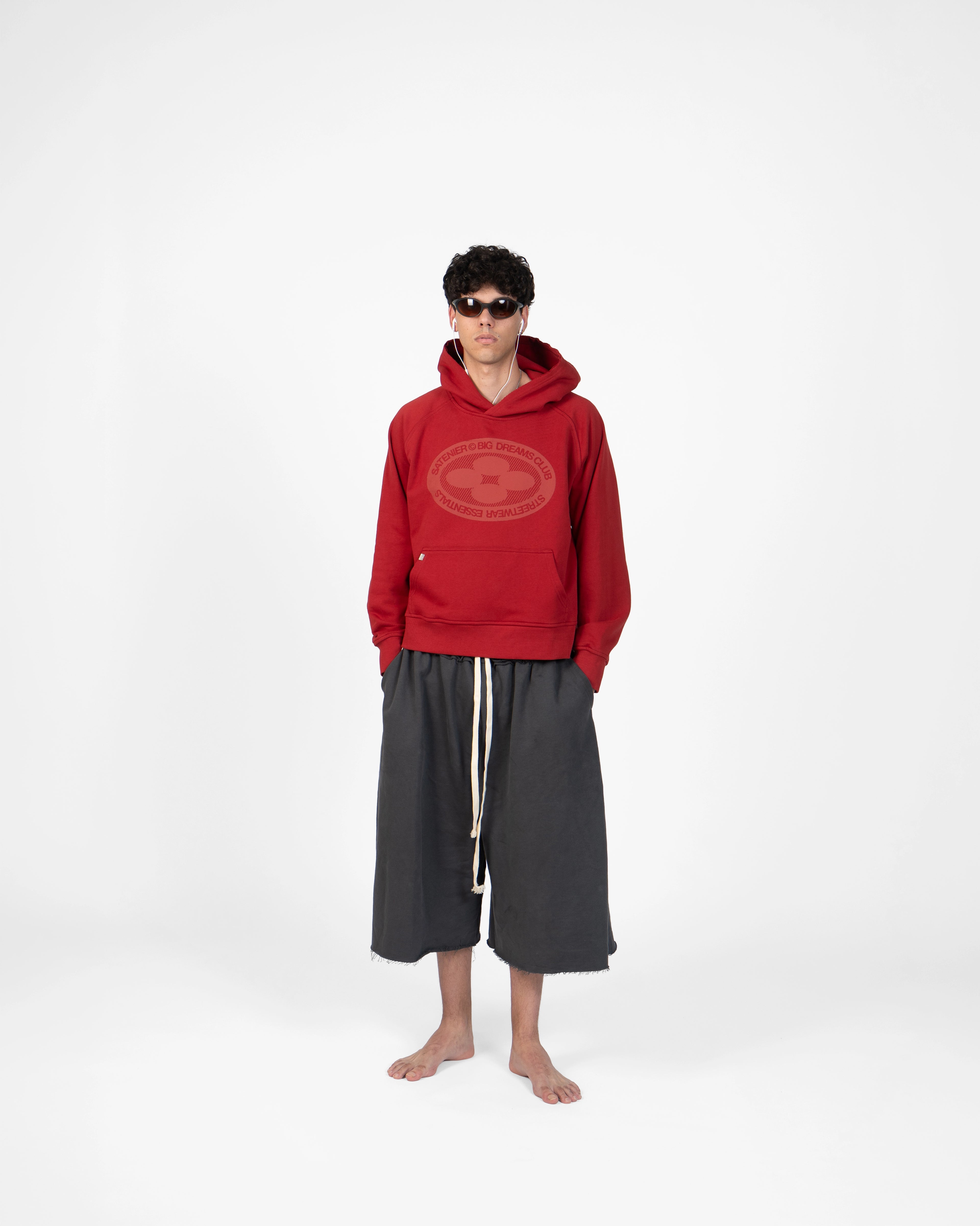 Emblem Bordeaux Hoodie