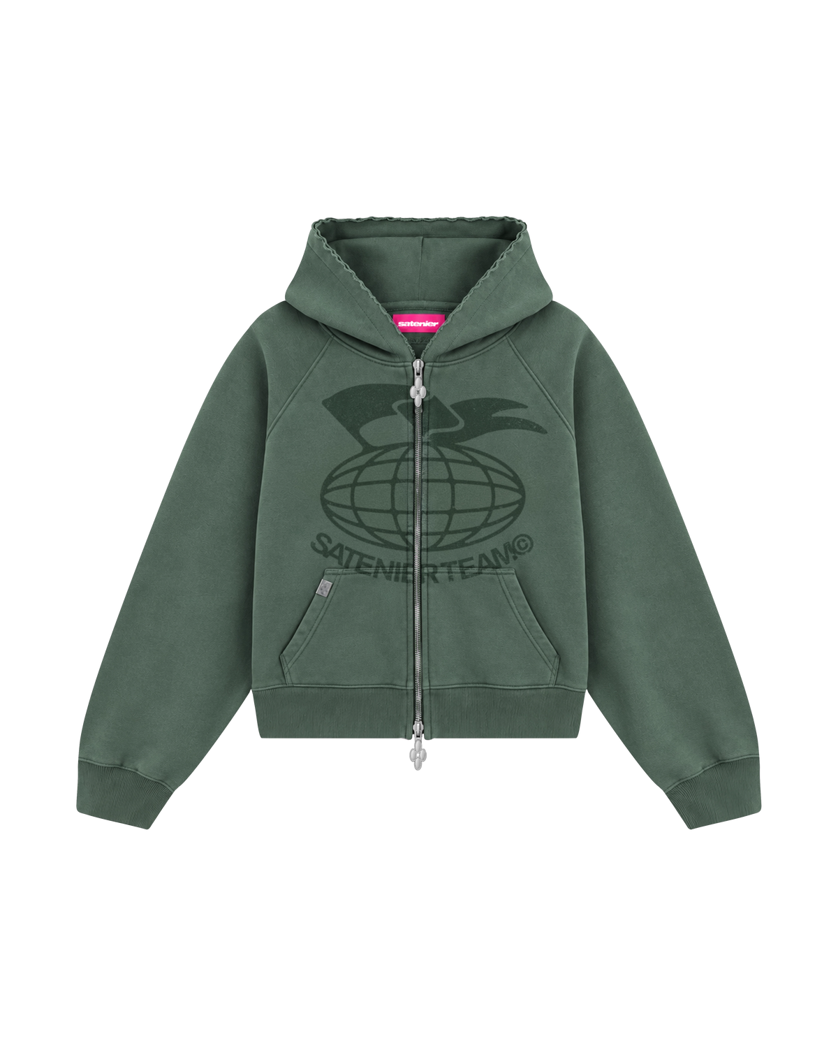 Team Green Zip Hoodie