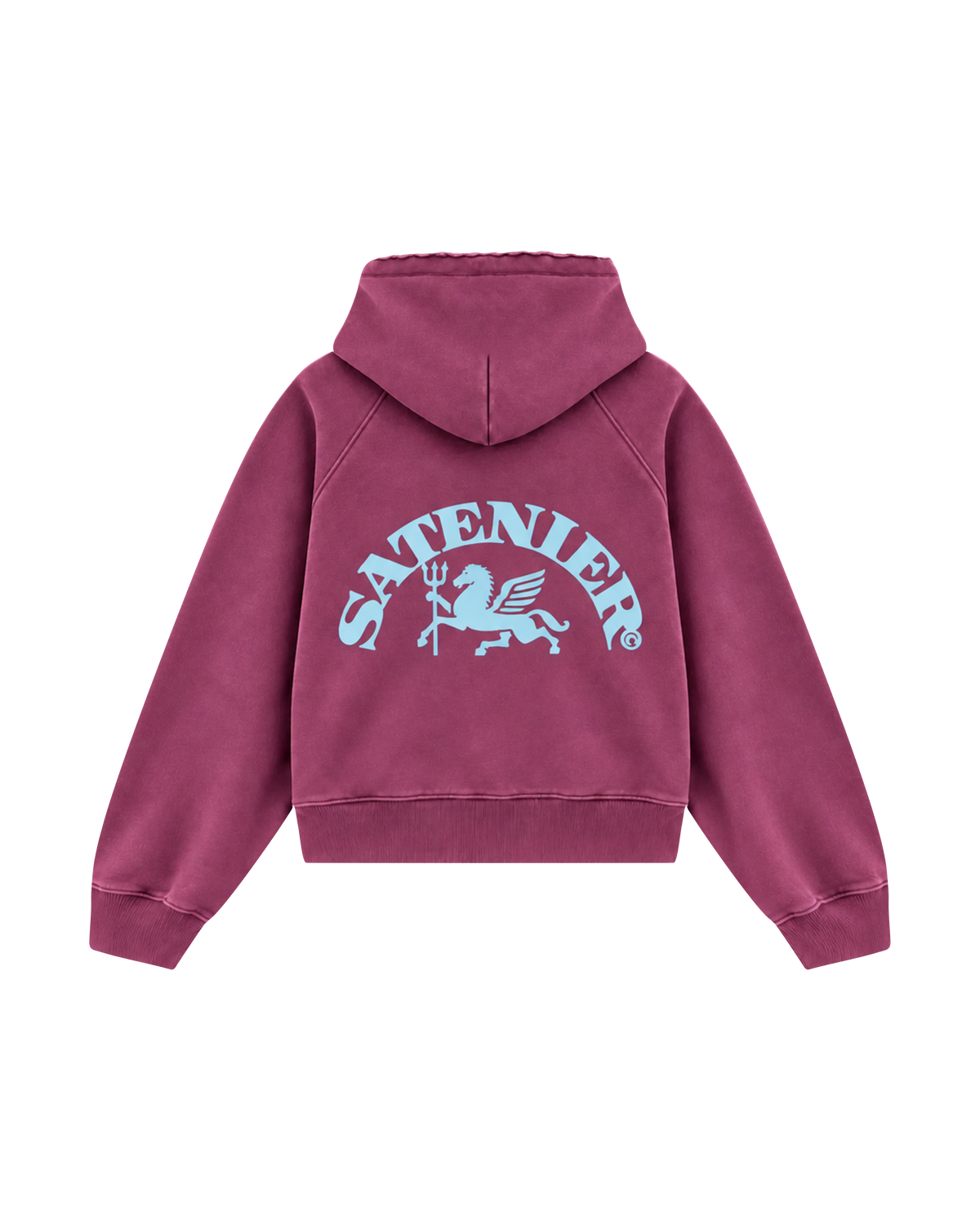 Insignia Wine Zip Hoodie