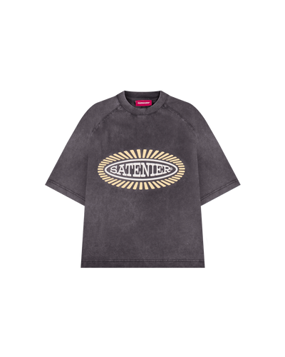 Wavy Black Tee