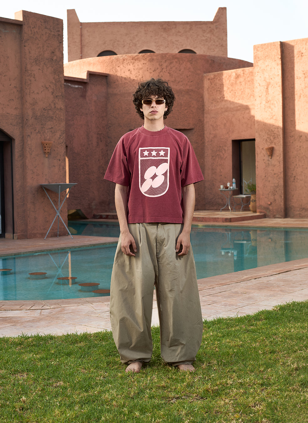 Badge Red Tee