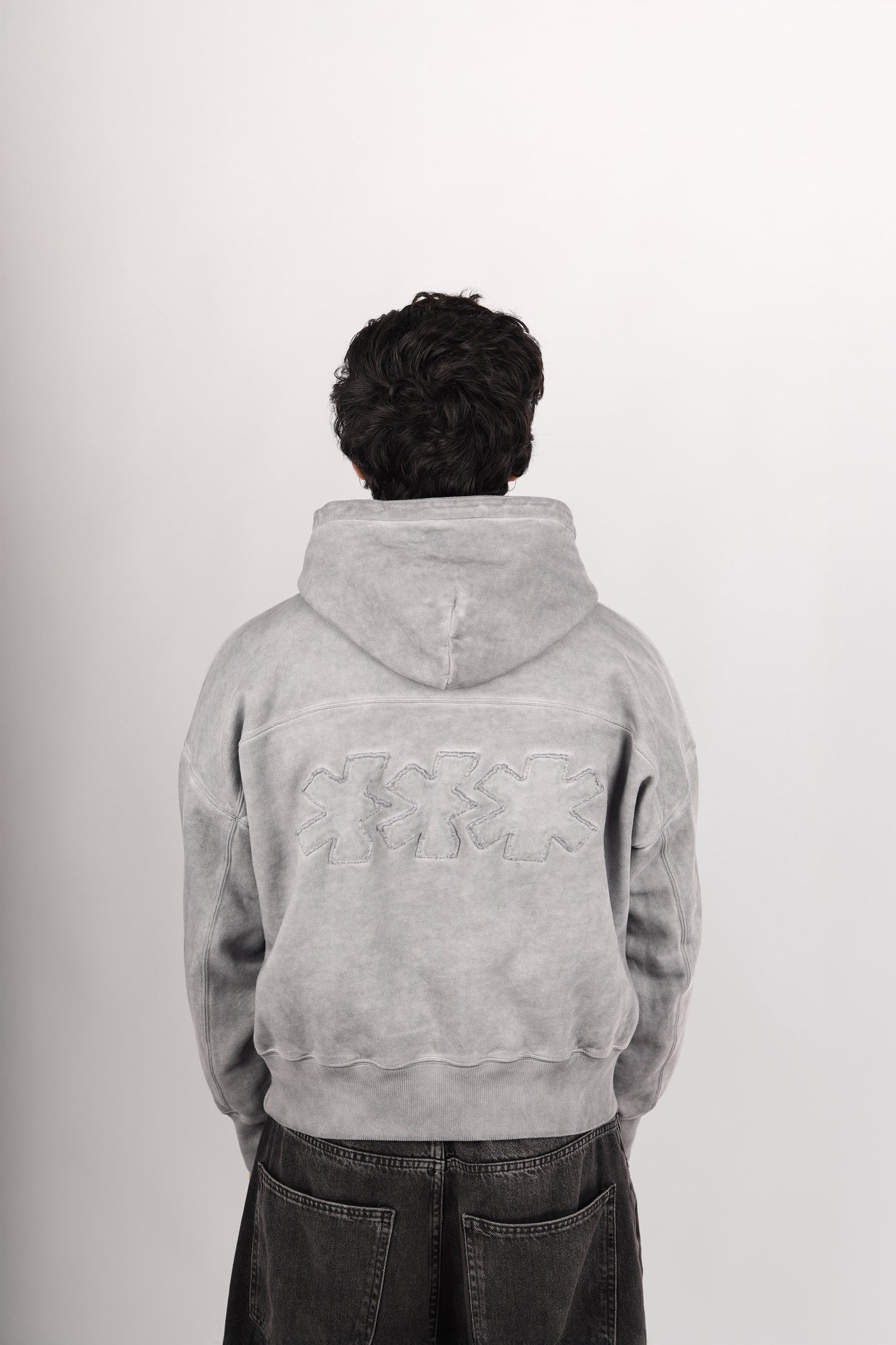 Dark-Grey Asterisks Hoodie