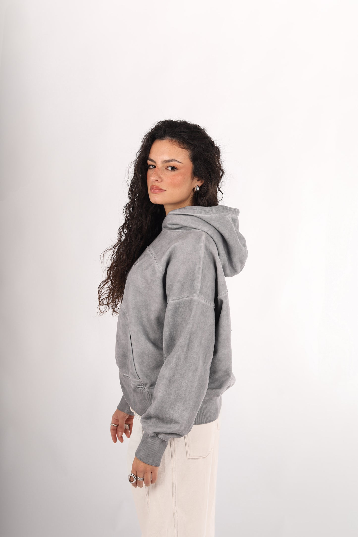 Dark-Grey Asterisks Hoodie