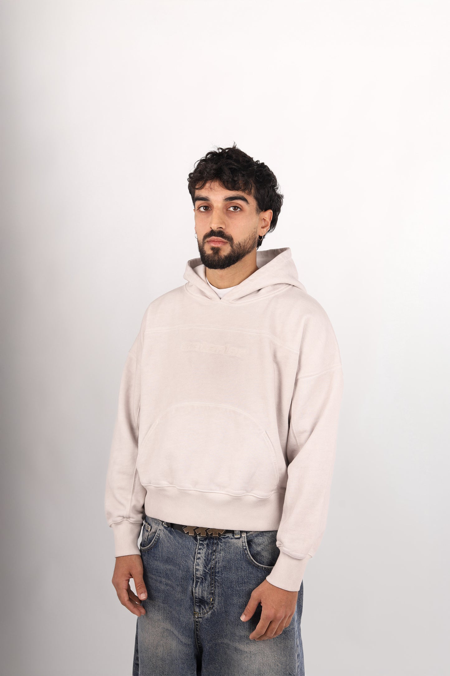 Light-Grey Asterisks Hoodie