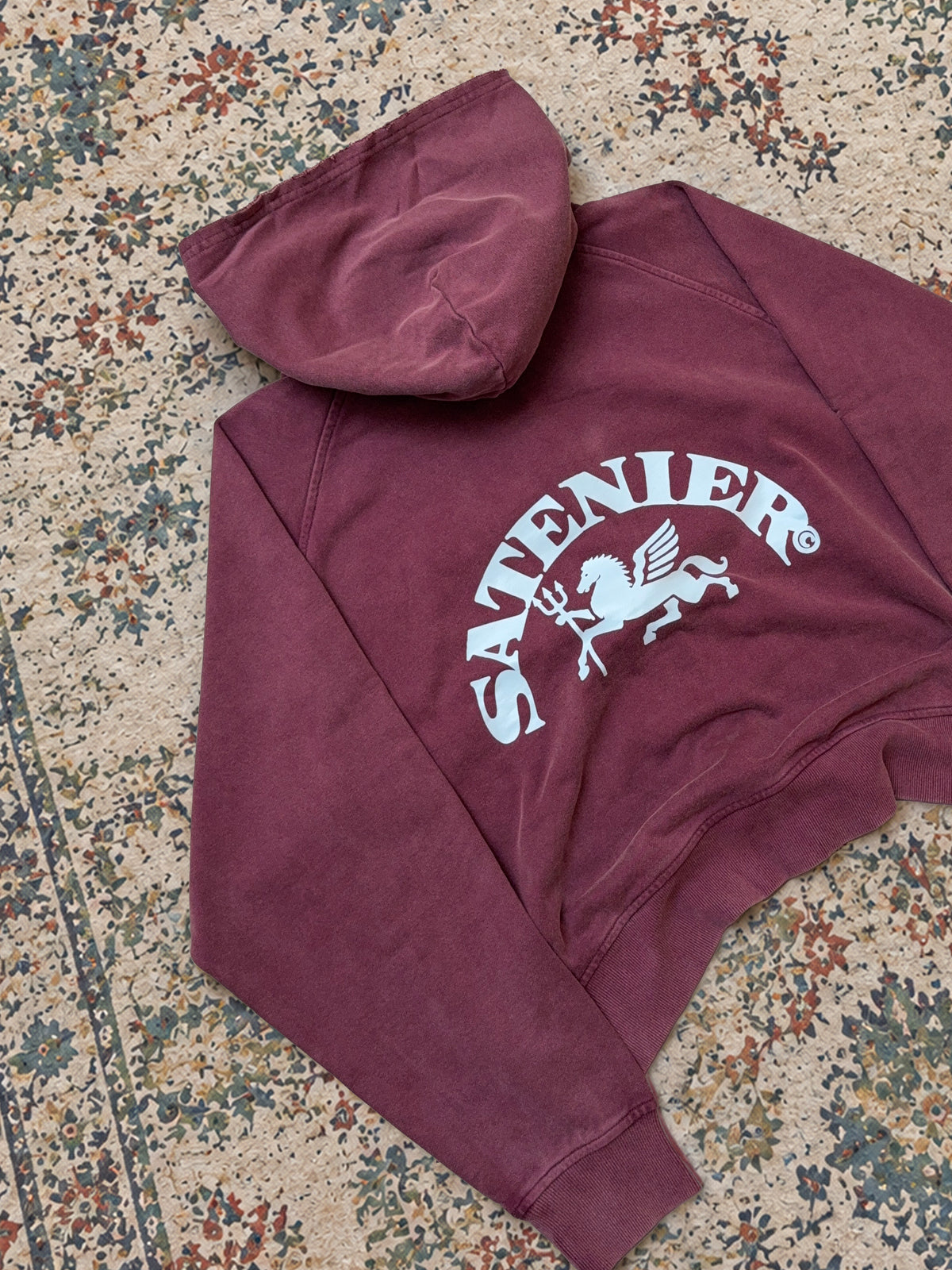 Insignia Wine Zip Hoodie