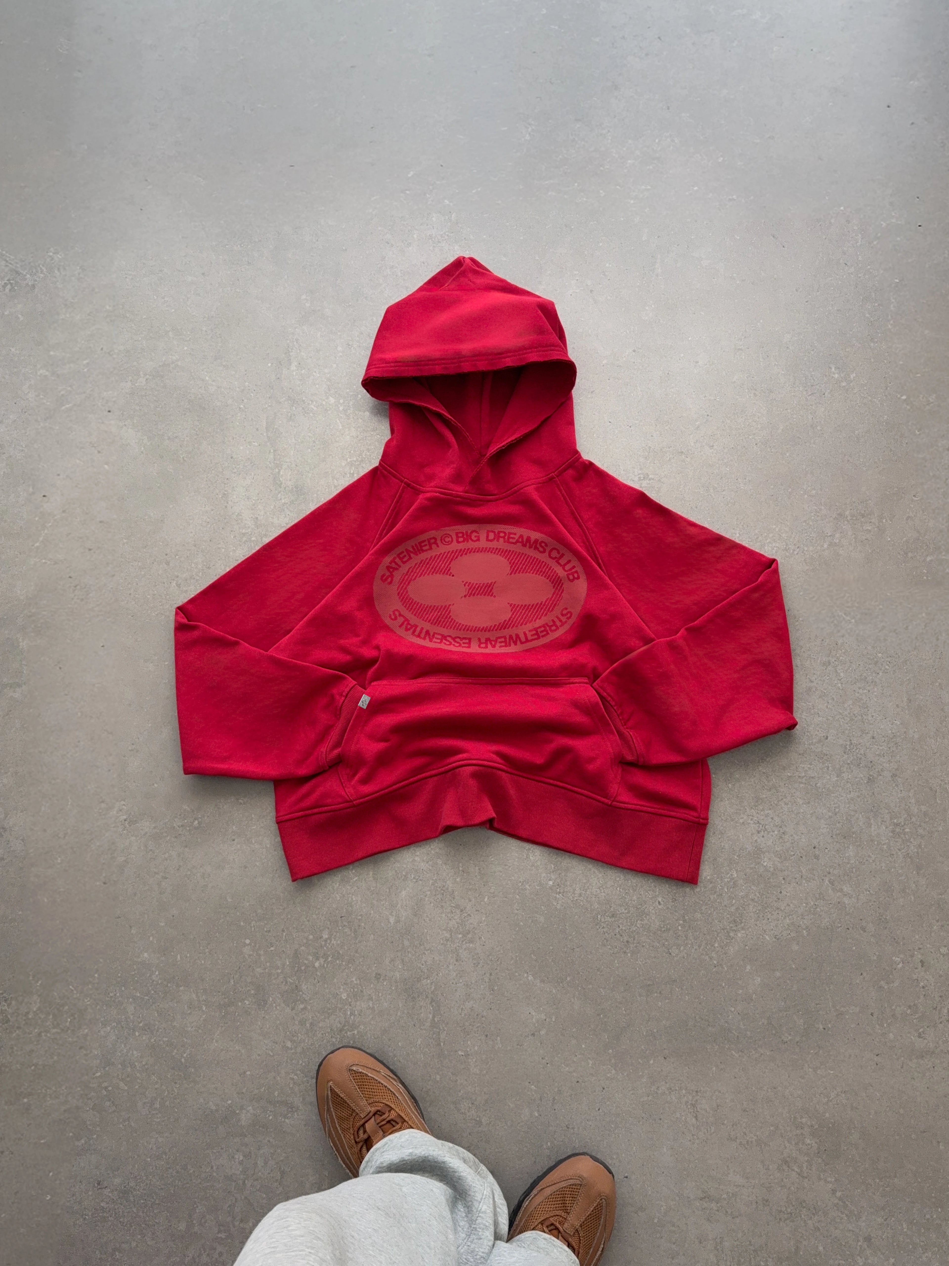 Emblem Bordeaux Hoodie
