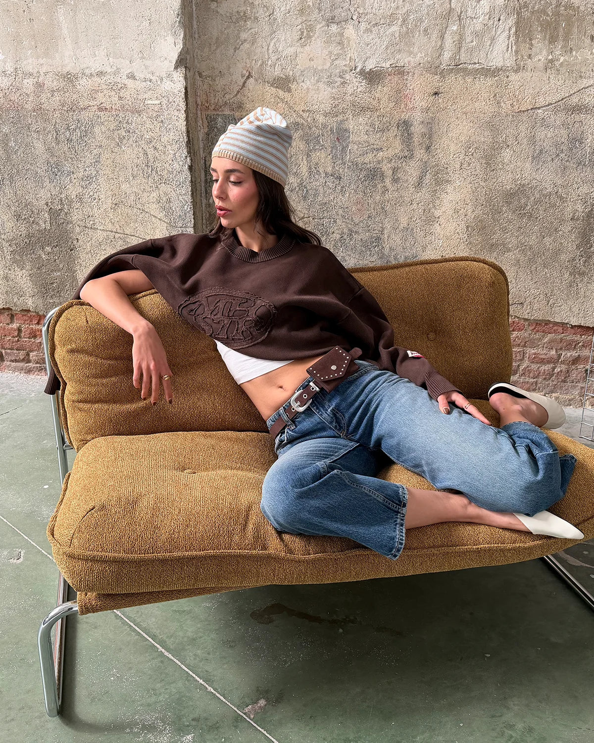 MHSTR BROWN KNIT