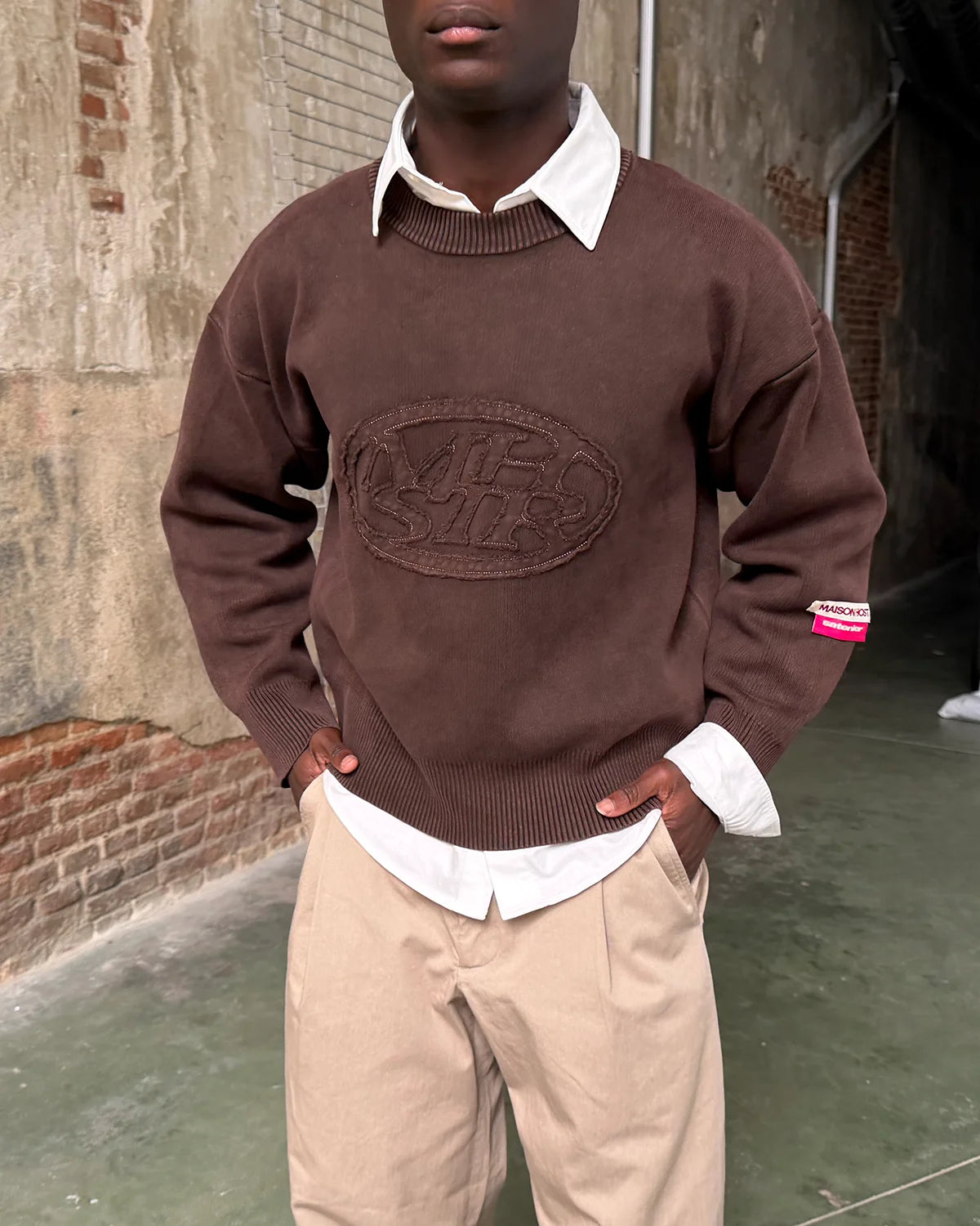 MHSTR BROWN KNIT