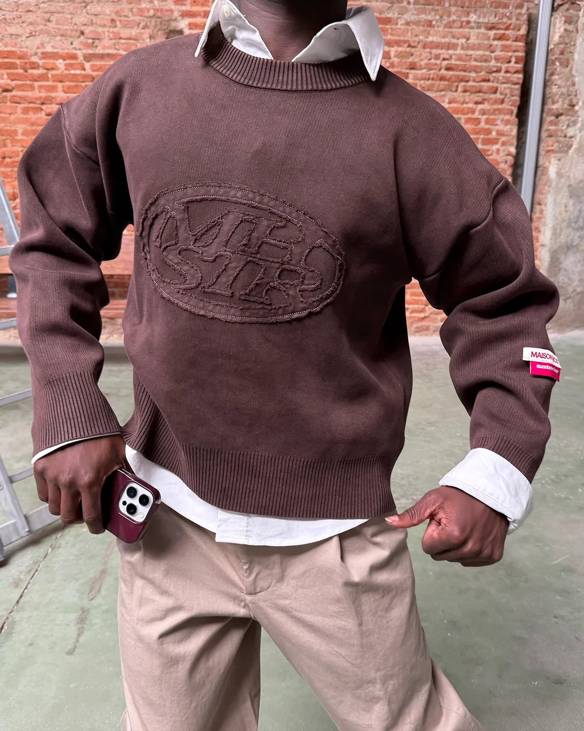 MHSTR BROWN KNIT