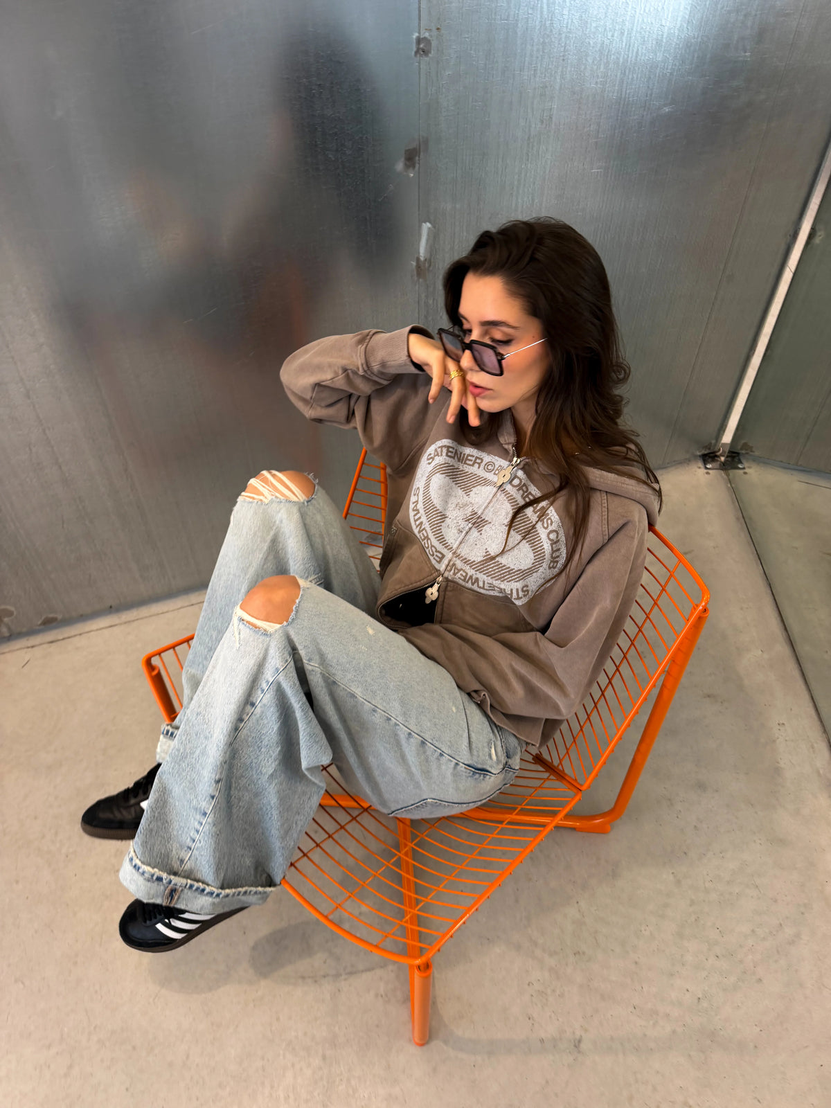 Emblem Moka Zip Hoodie