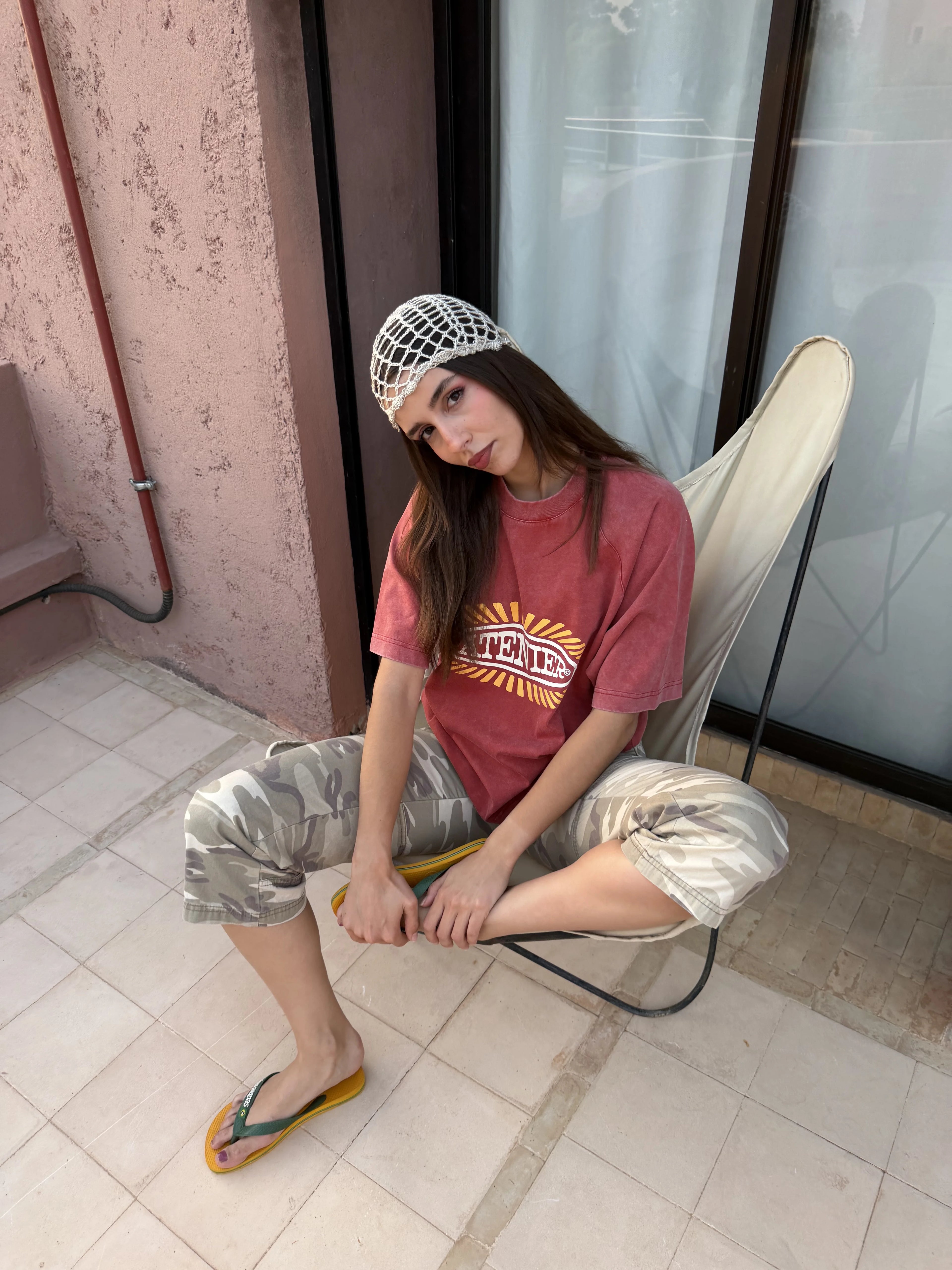 Wavy Terracota Tee