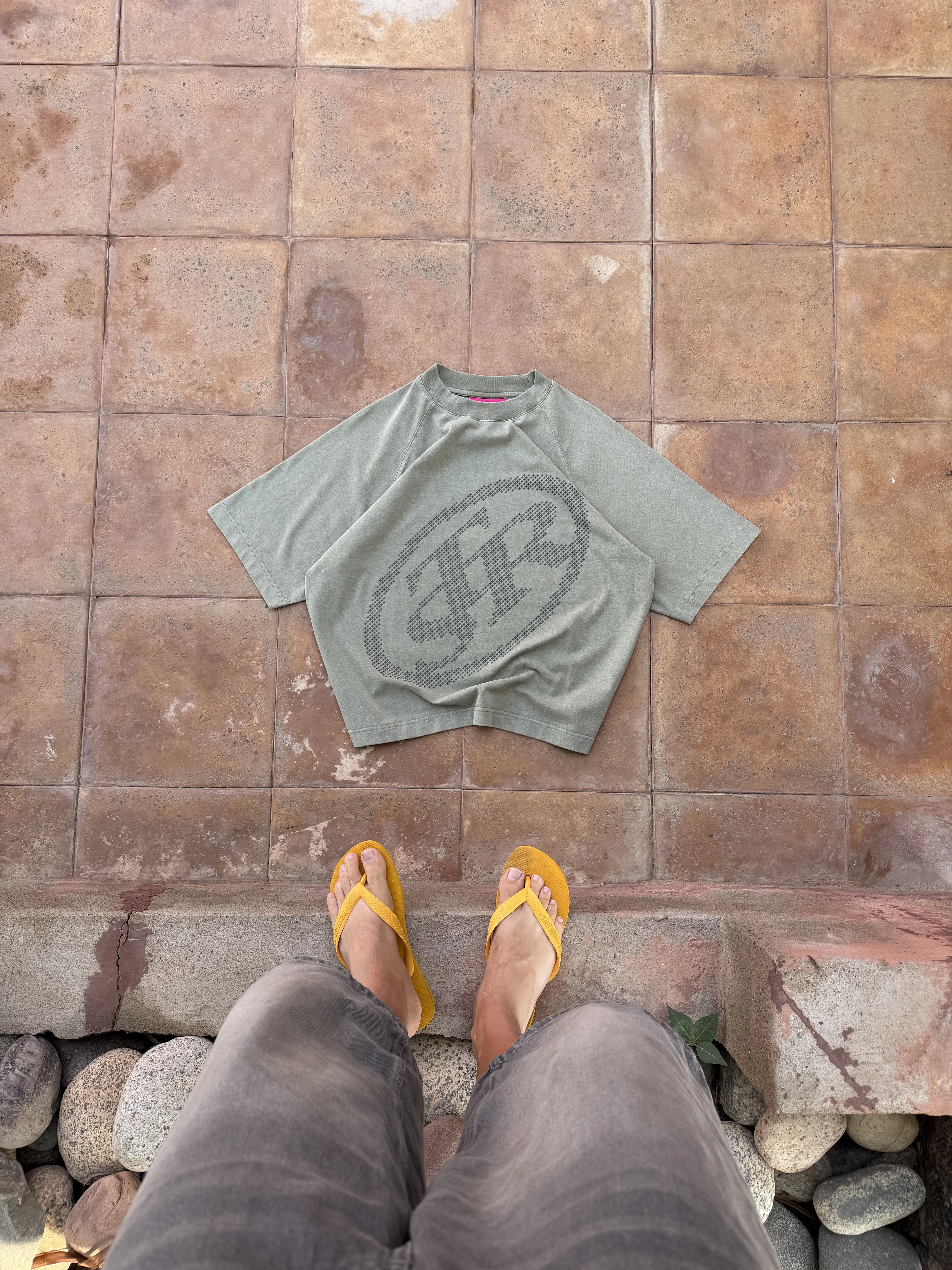 STR Ascii Green Tee