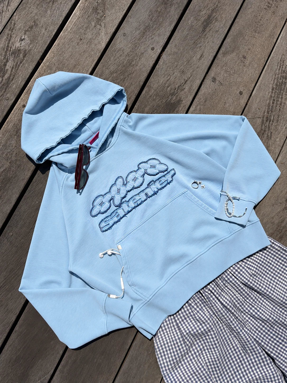Daisy Blue Hoodie