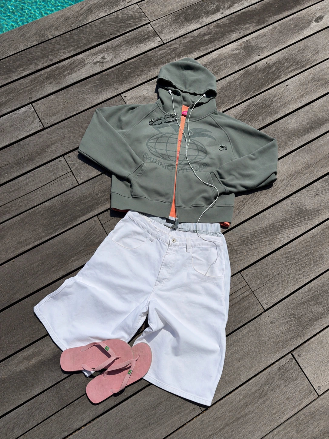 Team Green Zip Hoodie