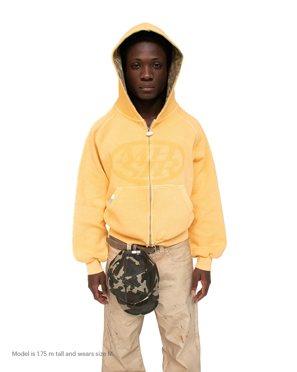 MHSTR WAFFLE ZIP HOODIE